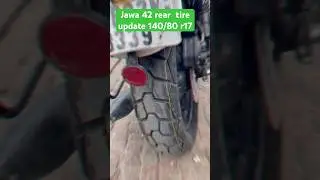 Jawa42 CEAT mo grip x3 140/80 r17 upgrade first bike in Lucknow #rider #jawa42 #automobile #ceattyre