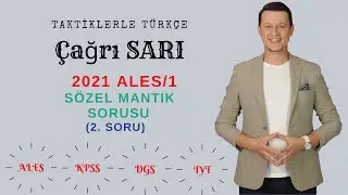 2021 ALES-1 Sözel Mantık (2. Soru)