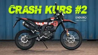 Motorcycle Crash Course #2 &ndash; Advanced Riding Techniques + ABS Fail? 4K POV Tutorial | Enduro Disc...