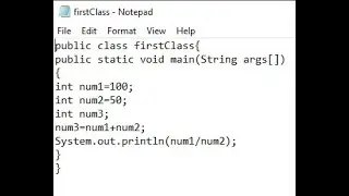 Variables DataTypes and operators