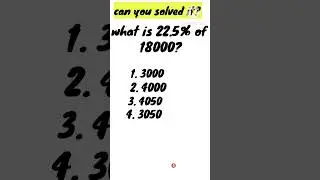 can you solve this ?|| percentage question||by apeksha #shorts #youtubeshorts #ytshorts