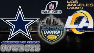 MADDEN NFL 2026 WILD CARD - DALLAS COWBOYS vs LOS ANGELES RAMS #fullgame #simulation #gameplay