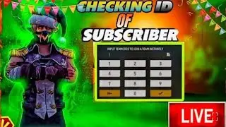 🔴 Live | Checking Subscriber IDs | Free Fire Team Code Join | Giveaway & Fun | Rocky 1 M Live