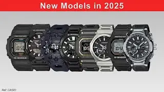 นาฬิกา Casio G-Shock รุ่นใหม่ ที่ออกขายในปี 2025