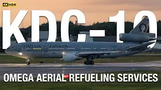 2025.10.2 三沢基地 【神よ!!】KDC-10 Omega 夕焼けのなか離陸！！