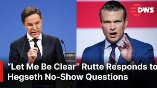 WATCH: NATO Chief Rutte Pressed Over U.S. Defense Sec. Hegseth&rsquo;s Absence at NATO Meeting  | AC1E