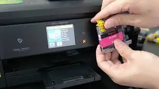 HOW TO INSTALL B-20E SERIES INK CARTRIDGES