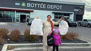 How many dollars did you get selling milk bottles? #canadavlogs #viralvideo #calgaryliving