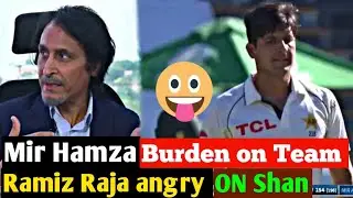 Mir Hamza kind of a left-arm Abbas - same pace, same tactics swings the ball