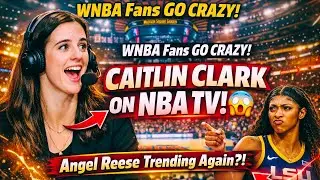 Caitlin Clark Joins NBC NBA Broadcast! WNBA Fans Go Crazy as Angel Reese Debate Explodes LIVE