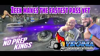 The Zeek Camaro makes the fastest pass to date vs Tony Mckinney at VMP Street Outlaws No Prep Kings!