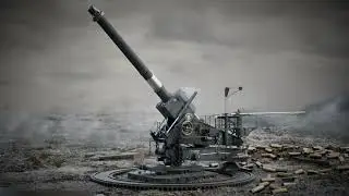 M1 Super Heavy German Howitzer | Animation