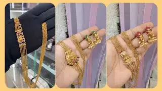 లెటెస్ట్ చంద్రహారం చెయిన్స్ 💕💕 order to wtsp9603687545 all india free shipping available ⛴️⛴️ Nocod 