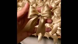 Easy Ribbon Bow Tutorial for Beginners 🎀 #diy #viral #shorts #tutorial #trending