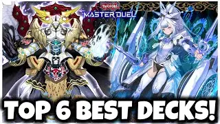 TOP 6 BEST DECKS in MASTER DUEL!