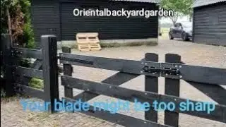 Your blade might be too sharp #walk #walking#walkaround#walkaroundvideos