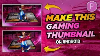 Easy Gaming Thumbnail Tutorial ||  🔥 How to Make Thumbnail Like AXE FF