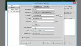 How to Setup a Site Dreamweaver CS6