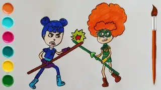 TRT Çocuk Z Takımı Çizimi ve Boyama Oyunu l Nasıl Çizilir ? l Z Takımı Şarkısı