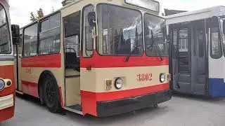 Обзор троллейбуса ЗиУ 682Г00 №3802 Кишенёв Музей RTEC