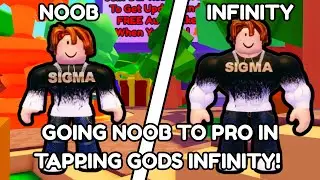 Noob to Pro in Tapping Gods Infinity! 💥 Day 1 Grind (Roblox)