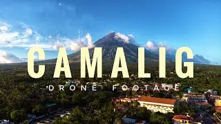 Town Of Camalig Albay // Drone footage // Mayon Volcano