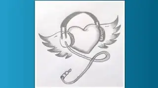 Music Love Drawing 🎶|| Easy || Step By Step