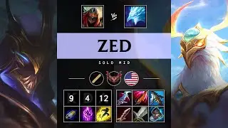 Zed Mid vs Anivia: Dominating - NA Grandmaster Patch 14.24