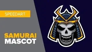 Samurai Mascot Logo | Speedart Adobe Illustrator