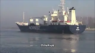 Gdańsk Nowy Port -21.01.2026 AFRICAN RAIL masowiec -Asysta Holownicza, wyprowadzanie statku z Portu