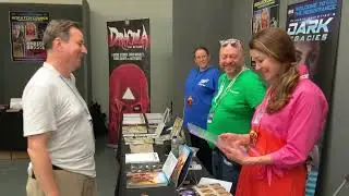 Claudia Christian Accepts Hall Of Fame Award at London Film & Comic Con