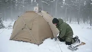 Cold Weather Camping | Snow Skirt Insulation Secret