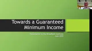 A presentation by Guy Caron on his basic income proposal, June 2020