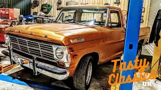 Знакомство с Tasty Truck 1969 F250 360 V8 и замена насоса гидроусилителя руля