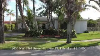 Home for Sale at 12030 NW 33rd St Sunrise Florida