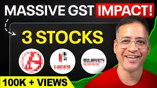 3 Stocks That Benefit Big from GST Reform | Stocks in Focus Now&nbsp;|&nbsp;Rahul&nbsp;Jain