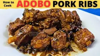 PORK RIBS ADOBO | Easy Pork ADOBO Recipe