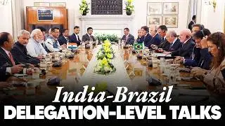 LIVE: PM Modi, President Lula of Brazil hold delegation-level talks at Hyderabad House in New Delhi