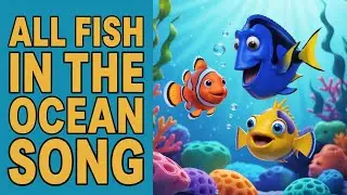 Baby Shark Ocean Kids Song | Fun Nursery Rhyme About Fish and Sea Life Adventure