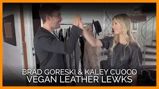 Kaley Cuoco, Brad Goreski Can't Get Enough of These Vegan Leather Lewks