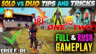 Solo Vs Duo Tips and Tricks 🤯 | Solo Vs Duo Free Fire | Solo Vs Duo Kaise Khele ? Solo Vs Duo