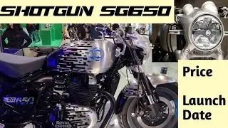 Royal Enfield SHOTGUN, SG650 Twins || EICMA 2021 Milan || Walkaround || Launch date ||