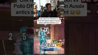 Peterbot vs pollo off spawn fight 😳 #clix #fortnite #peterbot