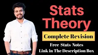 Statistical Distribution Revision | CA Foundation Statistics | Stats Theory | CS Foundation Stats