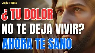 Jesús te invita: ¿Ya no aguantas más este dolor en el alma? Te doy descanso y paz ahora.