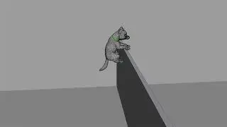 3D Animation Dog Jumping from Wall | Created in Maya | #dog #3danimator #shorts #yt #hrithikdiwadkar