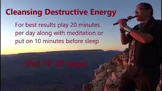 Native American Flute Music / Autumn Gray Rose Meditation / Cleanse Destructive Energy
