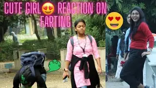 WET FART PRANK IN PARK | CUTE GIRLS REACTION 😍 | BY BINDASS MAMA |