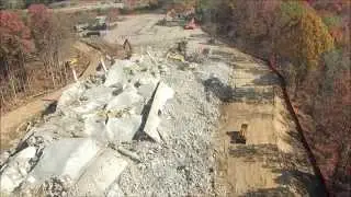 New North Atlanta High School Demolition Time Lapse
