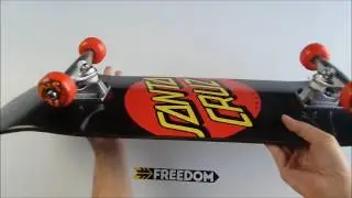 Santa Cruz 8.2 Classic Dot Blk Reg Sk8 Complete Kaykay
